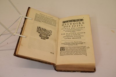 Lot 294 - Flavius Joseph - Historie des Juifs (The History Of The Antiquities Of The Jews)