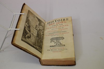 Lot 294 - Flavius Joseph - Historie des Juifs (The History Of The Antiquities Of The Jews)