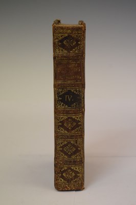 Lot 294 - Flavius Joseph - Historie des Juifs (The History Of The Antiquities Of The Jews)
