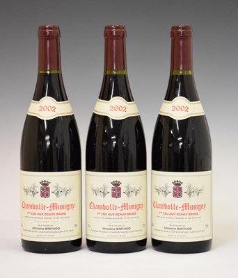 Lot 748 - Domaine Ghislaine Barthod Chambolle-Musigny 1er Cru Aux Beaux Bruns, 2002, Côte de Nuits, Burgundy