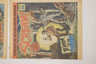 Lot 168 - Scream! comic no.1 - no.15, 1984, etc