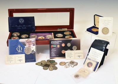 Lot 163 - Quantity of GB and world silver coinage, etc