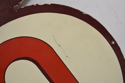 Lot 358 - Mid 20th Century 'Magnet Ales' enamel advertising sign