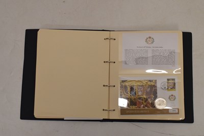 Lot 161 - Queen Elizabeth II 80th Birthday Commemorative Coin covers in album