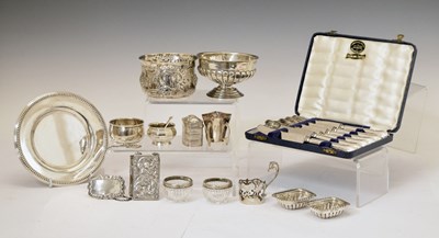 Lot 118 - Collection of silver items