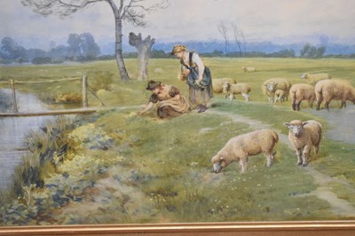 Lot 538 - Attributed to Robert Farren of Cambridge (1832-1910) - Watercolour - Rural landscape