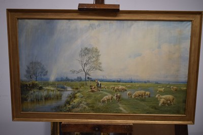 Lot 538 - Attributed to Robert Farren of Cambridge (1832-1910) - Watercolour - Rural landscape