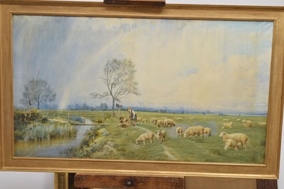 Lot 538 - Attributed to Robert Farren of Cambridge (1832-1910) - Watercolour - Rural landscape