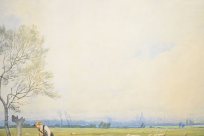 Lot 538 - Attributed to Robert Farren of Cambridge (1832-1910) - Watercolour - Rural landscape