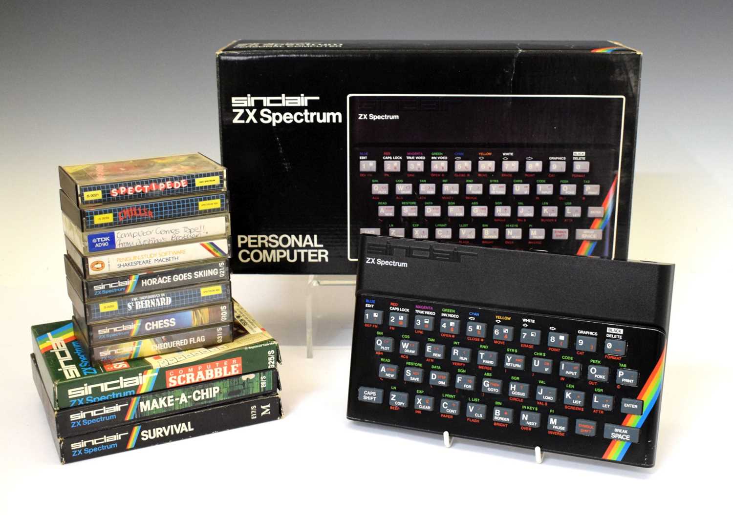 Lot 263 - Sinclair ZX Spectrum and games