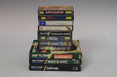 Lot 263 - Sinclair ZX Spectrum and games