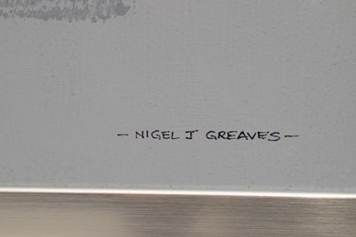 Lot 443 - Nigel Greaves (b.1948) - Two acrylics on board