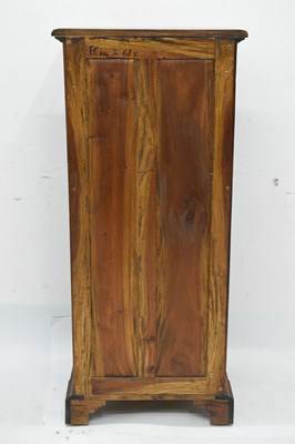 Lot 520 - Reproduction mahogany chest of seven drawers