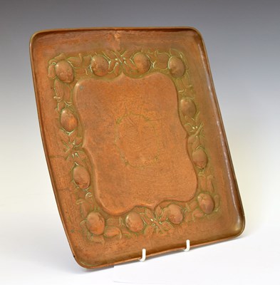 Lot 334 - Newlyn copper tray