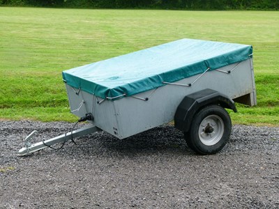 Lot 574 - Caddy 535 single axle trailer with cover