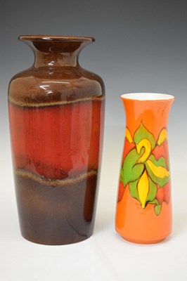 Lot 379 - Poole Pottery Delphis vase and West `German vase