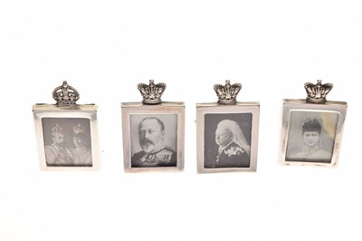 Lot 133 - Silver model of The Gold State Coach, Edward VII silver pin dish, etc