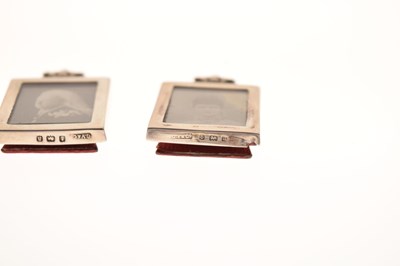Lot 133 - Silver model of The Gold State Coach, Edward VII silver pin dish, etc
