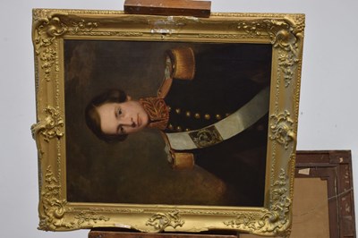 Lot 585 - Attributed to Charles Baxter, (1809-1879) - Oil on Canvas - Gentleman in Regimental uniform