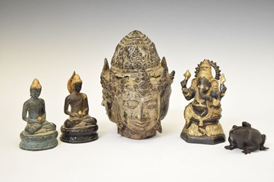 Lot 411 - Group of Thai and Indian figures