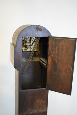 Lot 517 - Art Deco oak cased Grandmother clock