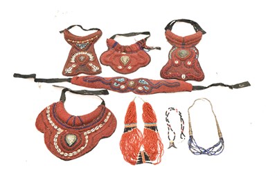 Lot 495 - Group of Tibetan tribal jewellery