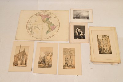 Lot 185 - Quantity of maps and engravings