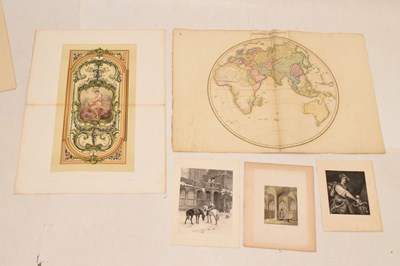 Lot 185 - Quantity of maps and engravings