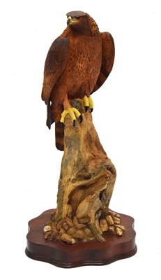 Lot 179 - Large composition model of a Golden Eagle