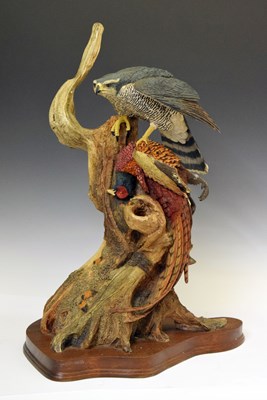 Lot 180 - Large Wildlife Art Ltd. resin model of a bird of prey
