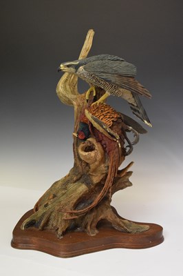 Lot 180 - Large Wildlife Art Ltd. resin model of a bird of prey