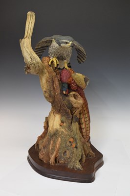 Lot 180 - Large Wildlife Art Ltd. resin model of a bird of prey