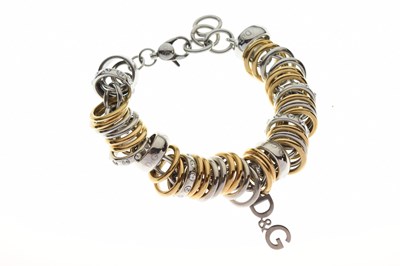 Lot 76 - Dolce & Gabbana 'Sweetie' style charm bracelet