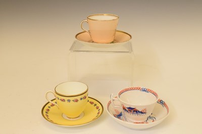 Lot 385 - Collection of 19th Century English porcelain cups, saucers, etc