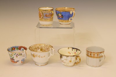 Lot 385 - Collection of 19th Century English porcelain cups, saucers, etc