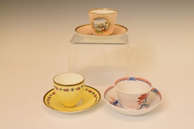 Lot 385 - Collection of 19th Century English porcelain cups, saucers, etc