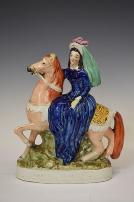 Lot 352 - Quantity of Staffordshire figures