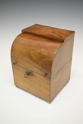 Lot 137 - Early 19th Century mahogany decanter box
