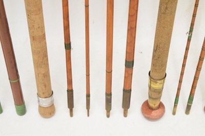 Lot 359 - Eight split cane and other fishing rods