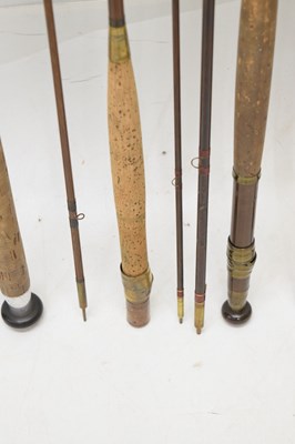 Lot 361 - Eight split cane and other fishing rods