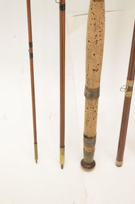 Lot 361 - Eight split cane and other fishing rods