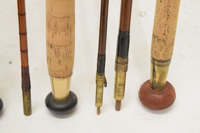 Lot 363 - Eight split cane and other fishing rods