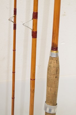 Lot 369 - Eight split cane and other fishing rods
