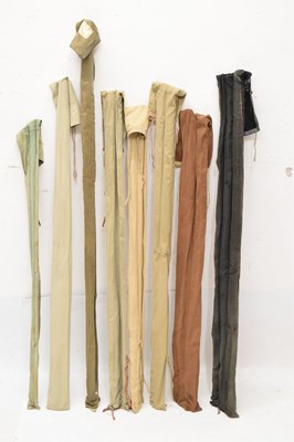 Lot 369 - Eight split cane and other fishing rods