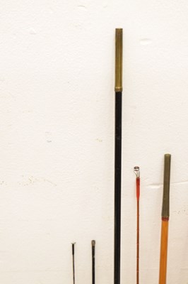 Lot 369 - Eight split cane and other fishing rods