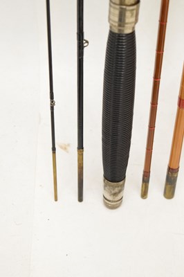 Lot 369 - Eight split cane and other fishing rods