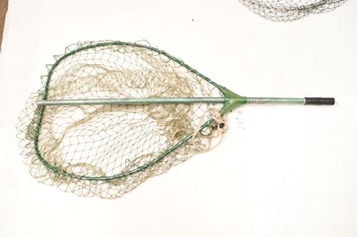 Lot 376 - Four angling landing nets