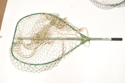 Lot 376 - Four angling landing nets