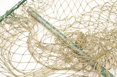 Lot 376 - Four angling landing nets