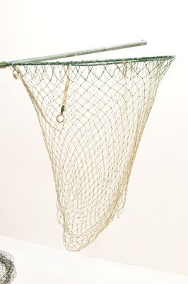 Lot 376 - Four angling landing nets